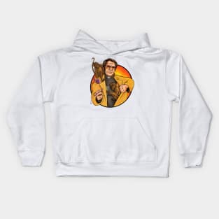 Jim Jones and Spider Monkeys Kids Hoodie